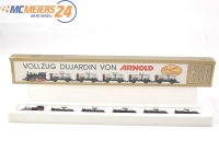 Arnold N 0220 Güterzug-Set 6-tlg. Dampflok mit...