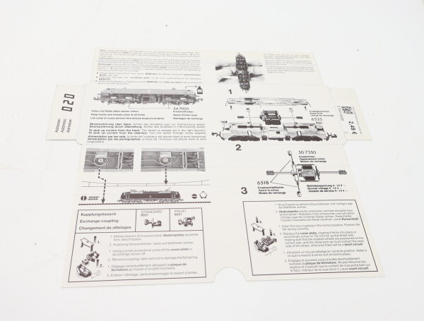 E1641 Fleischmann piccolo N Betriebsanleitung für FMZ Elektrolok 67351