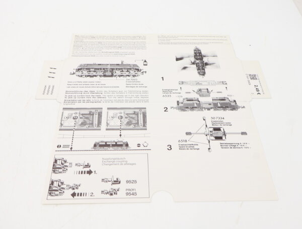 E1641 Fleischmann piccolo N Betriebsanleitung für FMZ Elektrolok 67347