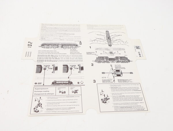 E1641 Fleischmann piccolo N Betriebsanleitung für FMZ Elektrolok 67377