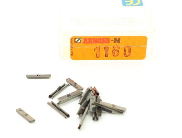 Arnold N 1160  17x Ersatzteil Schienenverbinder Metallgleisverbinder OVP