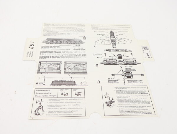 E1641 Fleischmann piccolo N Betriebsanleitung für FMZ Elektrolok 67380