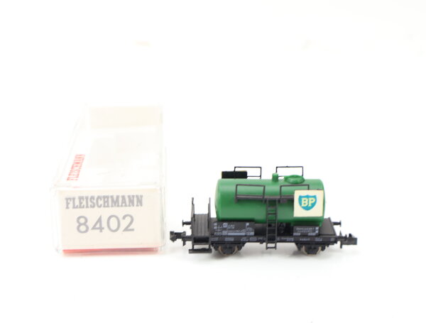 Fleischmann N 8402 Güterwagen Kesselwagen "BP" 000 2 797-7 grün DB 1:160 OVP