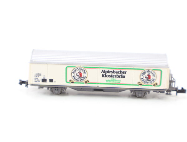 Roco/Baur Spur N 536 Güterwagen Bierwagen "Alpirsbacher Klosterbräu" 8908-7 DB