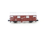 Minitrix N 15041-02 gedeckter Güterwagen Bananenwagen 253 333 DB / NEM OVP