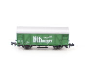 Roco N aus 25917 gedeckter Güterwagen Bierwagen "Bitburger" 133 2 0897-4 DB