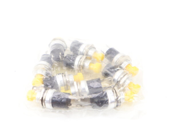 Zubehör Elektrokleinteile 10x Miniatur-Taster Drucktaster Schließer gelb