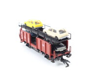 Fleischmann H0 5225 Güterwagen Autotransportwagen beladen 433 2 711-1 DB / OVP