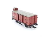 Fleischmann H0 5866 K gedeckter Güterwagen mit Brhs. 15026 Altona KPEV / NEM OVP