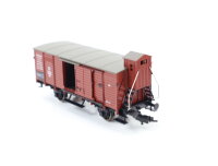 Fleischmann H0 5866 K gedeckter Güterwagen mit Brhs. 15026 Altona KPEV / NEM OVP
