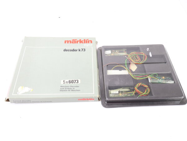 Märklin H0 3x 6073 Weichen-Decoder Decoder k73 für Gleis M-Weichen