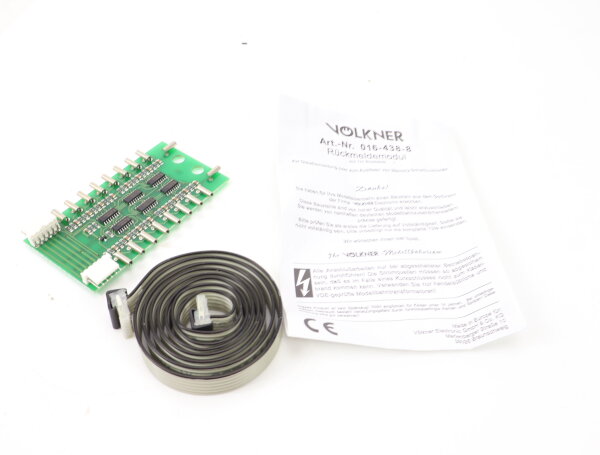 Völkner 016-438-8 Rückmelde Modul mit 1m Buskabel 16 Eingänge