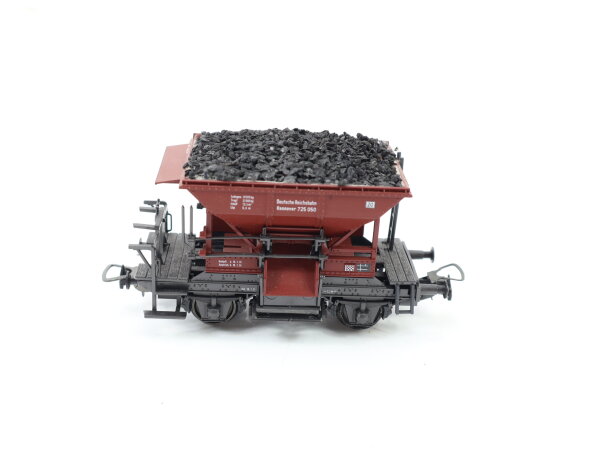Roco H0 46130 Güterwagen Selbstentladewagen  Talbot mit Schotter 725 050 DR/NEM