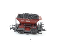 Roco H0 46130 Güterwagen Selbstentladewagen  Talbot mit Schotter 725 050 DR/NEM