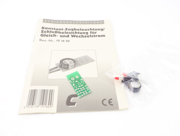 Conrad 19 18 92 Zubehör Konstant-Zugbeleuchtung Schlußbeleuchtung / Bausatz