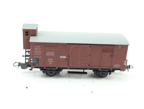 Piko H0 gedeckter Güterwagen mit Bremserhaus 74 1064 Cassel DR