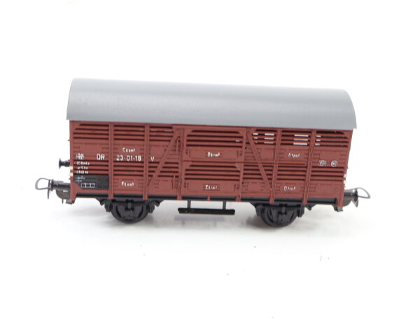Piko H0 5/128-01 Güterwagen Verschlagwagen Viehstransporter 23-01-18 DR