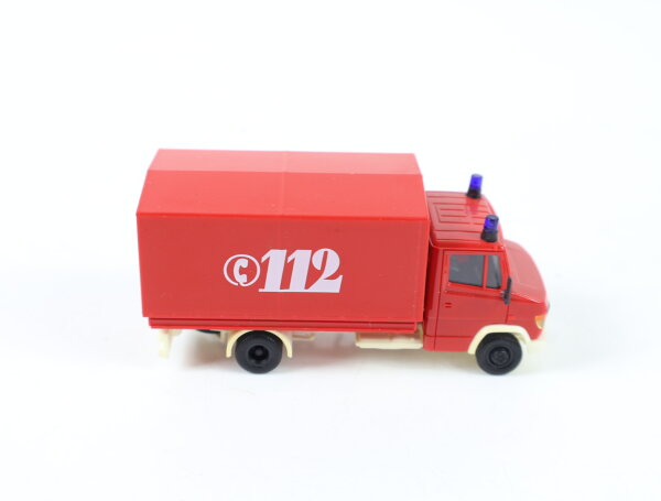 Herpa H0 043 649 Modellauto Mercedes-Benz Vario Pritsche/Planen-Lkw Feuerwehr