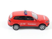 Wiking H0 0601 28 Modellauto VW Touareg Feuerwehr rot 1:87