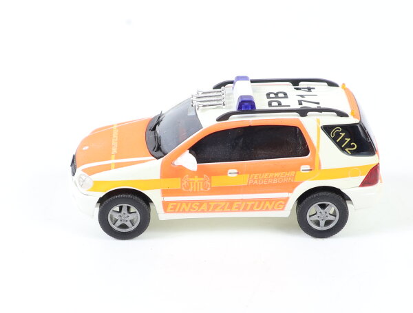 Busch H0 48532  Modellauto MB M-Klasse "Einsatzleitung Feuerwehr Paderborn"