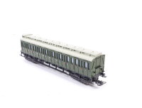 Liliput H0 290 03 Personenwagen Abteilwagen mit Bremserhaus 3.Klasse DRG grün