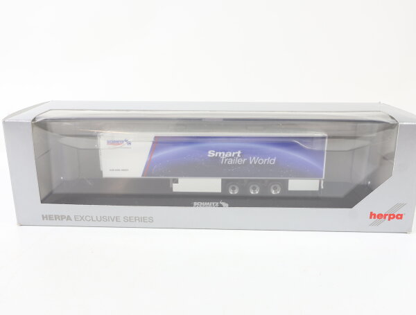 Herpa H0 Modellauto LKW Kühlauflieger "Schmitz Cargobull Smart Trailer World"