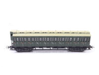 Liliput H0 290 03 Personenwagen Abteilwagen mit Bremserhaus 3.Klasse DRG grün