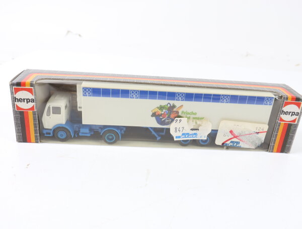 Herpa H0 Modellauto LKW MB Sattelzug "Coop Frische ist unser Geschäft" OVP