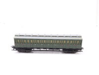 Liliput H0 290 03 Personenwagen Abteilwagen mit Bremserhaus 3.Klasse DRG grün