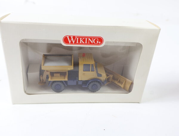 Wiking H0 646 01 18 Modellauto Unimog mit Schneeflug