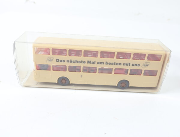 Wiking H0 24730 Modellauto Bus BVG Doppeldeckerbus MAN SD 200 "Das Nächste Mal"