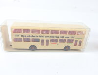 Wiking H0 24730 Modellauto Bus BVG Doppeldeckerbus MAN SD 200 "Das Nächste Mal"