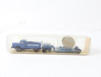 Wiking H0 27 852 Modellauto LKW mit Tiefladeanhänger...