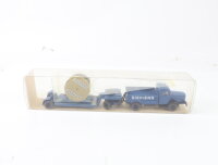 Wiking H0 27 852 Modellauto LKW mit Tiefladeanhänger Büssing 8000 "Siemens" OVP