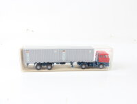 Wiking H0 24524 Modellauto LKW Alianca Containersattelzug Grau/Rot 1:87 OVP