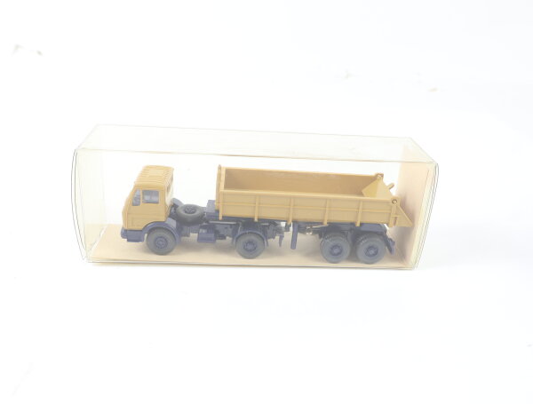 Wiking H0 677 22 Modellauto LKW Hinterkipper Sattelzug MB 1617 1:87