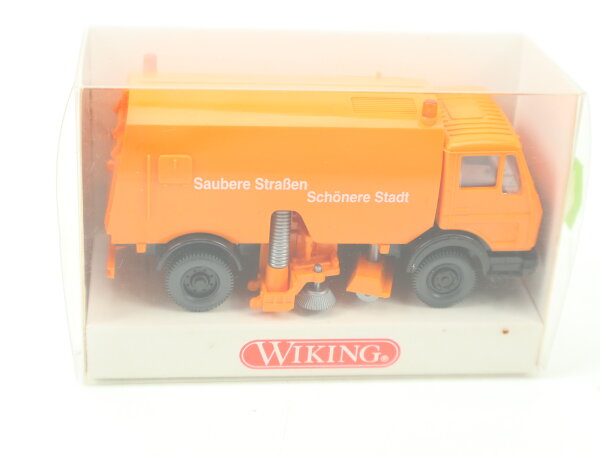 Wiking H0 642 02 25 Modellauto Straßenkehrwagen MB "Saubere Straßen" 1:87 OVP