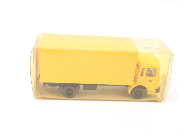 Wiking H0 18552 Modellauto LKW MAN Post Koffer gelb 1:87 OVP