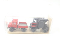 Wiking H0 40524 Modellauto Mercedes MB Unimog mit Teerkocher Rot 1:87
