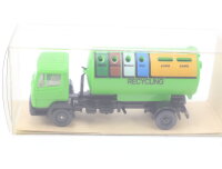 Wiking H0 20643 Modellauto LKW MB Recycling-Container 1:87 OVP