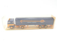Wiking H0 533 Modellauto LKW Pritschen-Sattelzug Scania LB111 "ASG" 1:87