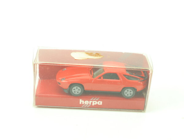 Herpa H0 020718 Modellauto PKW Porsche 928 S4 Sportwagen rot 1:87 OVP