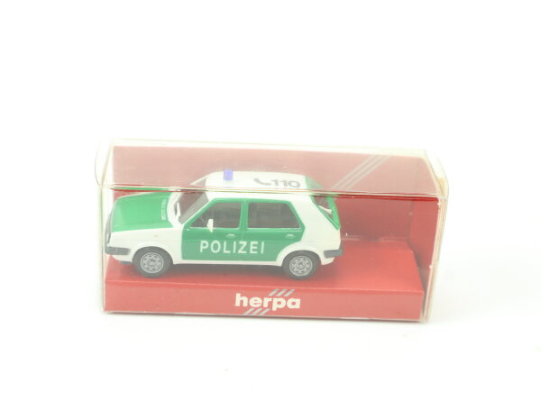 Herpa H0 Modellauto PKW Golf 2 "Polizei" 1:87 OVP