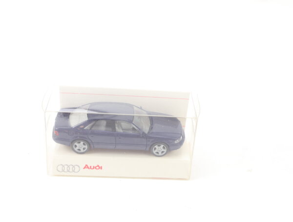 Rietze RM H0 Modellauto PKW Audi A8 4.2 Quattro dunkel-blau 1:87 OVP