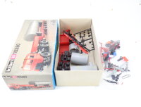 Kibri H0 10380 Modellauto Bausatz LKW MAN Tiefladesattelzug m. Druckbehälter OVP