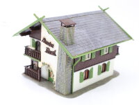 Faller H0 B-286 Gebäude Alpenhaus Pension Rosel / Licht