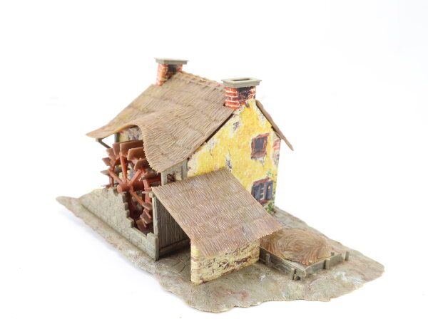 Faller H0 Gebäude Wohnhaus mit Wassermühle / Licht