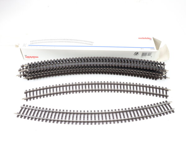 Märklin H0 2251 10x Gleismaterial K-Gleis gebogen R=618,5mm 30° / OVP