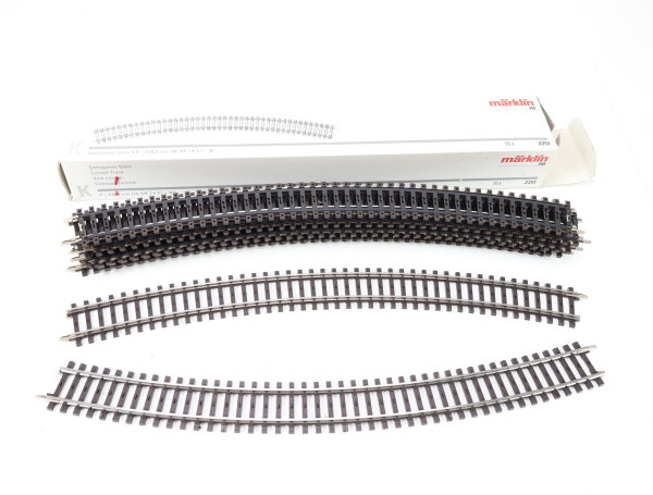 Märklin H0 2251 10x Gleismaterial K-Gleis gebogen R=618,5mm 30° / OVP