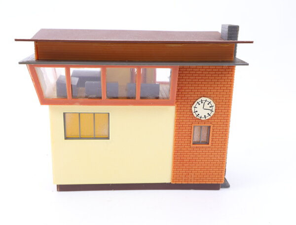Faller H0 B-122 Gebäude modernes Stellwerk Reiterstellwerk mit Balkon